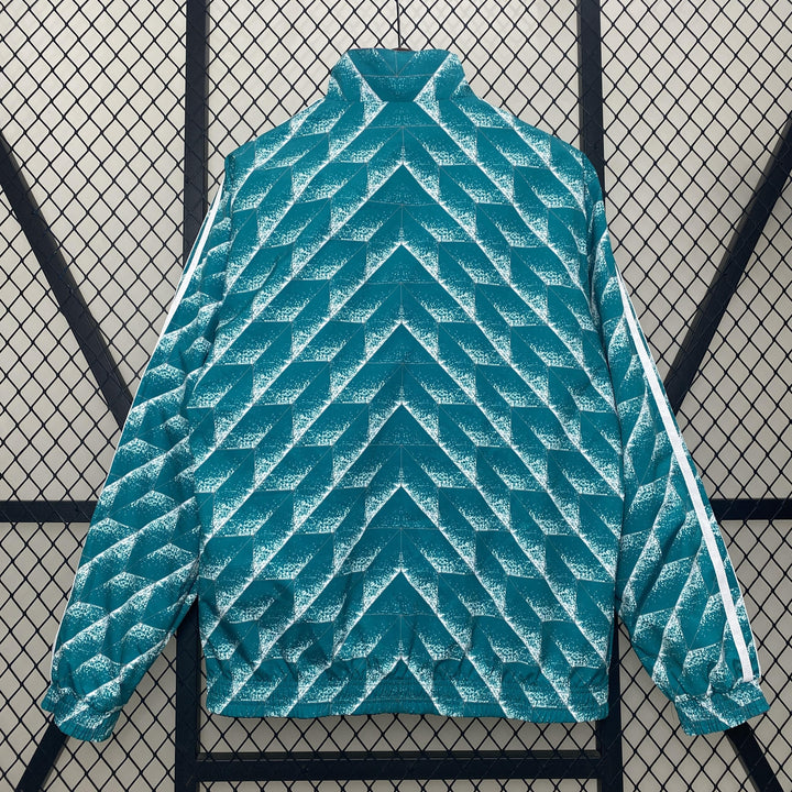 Germany Reversible Windbreaker Jacket - Turquoise/Pink