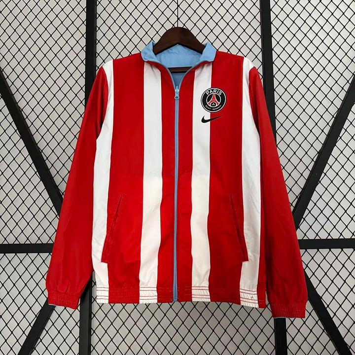 PSG Reversible Windbreaker Jacket - Red/Light Blue