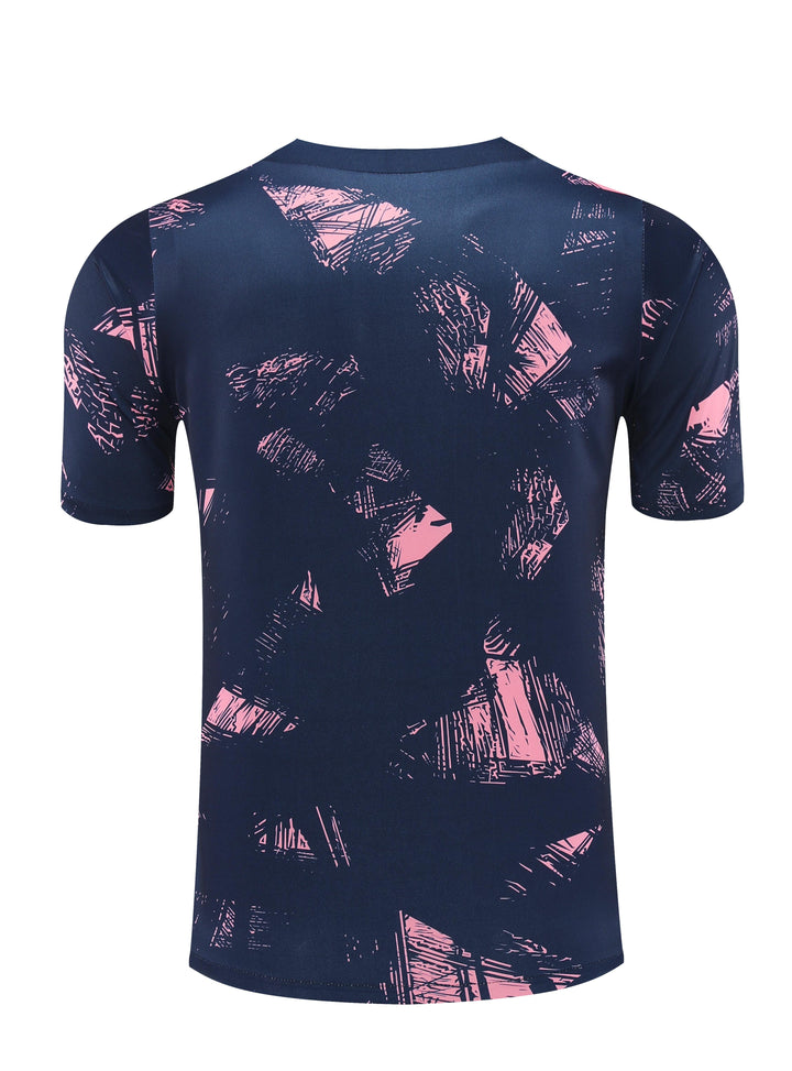 PSG 2024/25 Training Shirt - Navy Blue/Pink