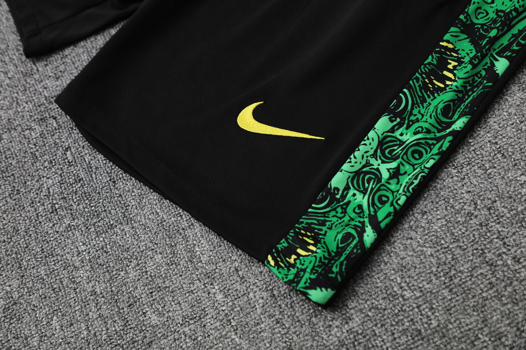 Brazil 2025/26 Training Kit - Black/Green