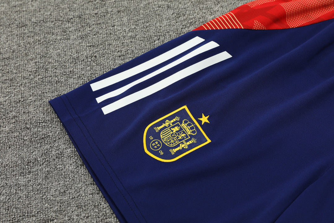 Spain 2024/25 Training Short - Navy Blue/Red