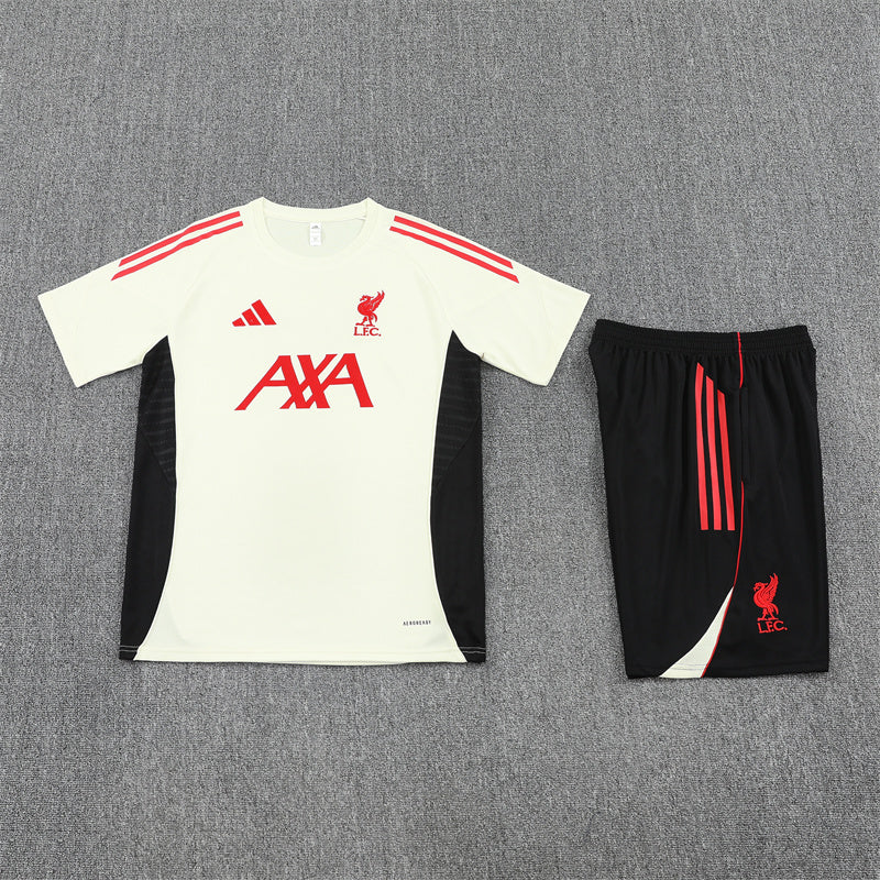 Liverpool Training Kit 25/26 - Cream/Black