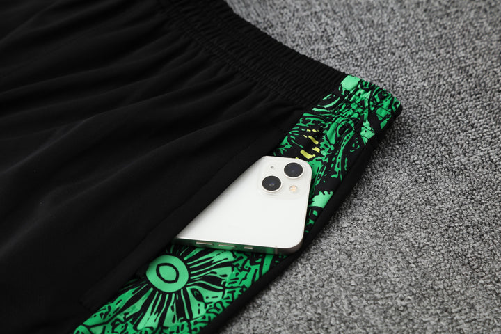 Brazil 2025/26 Training Kit - Black/Green
