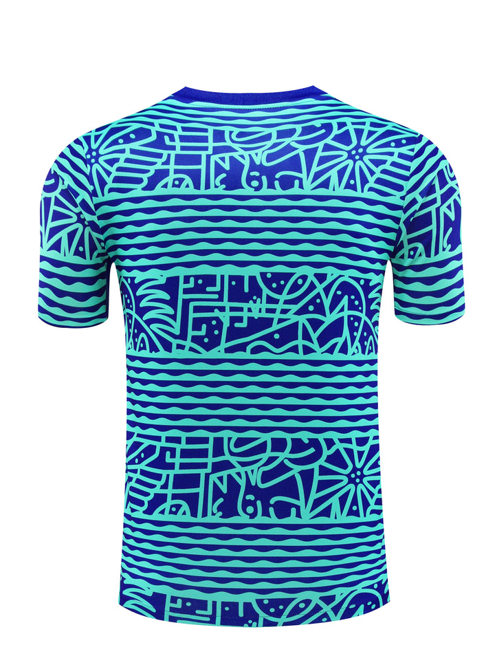 Brazil 2024/25 Training Shirt - Blue/Turquoise