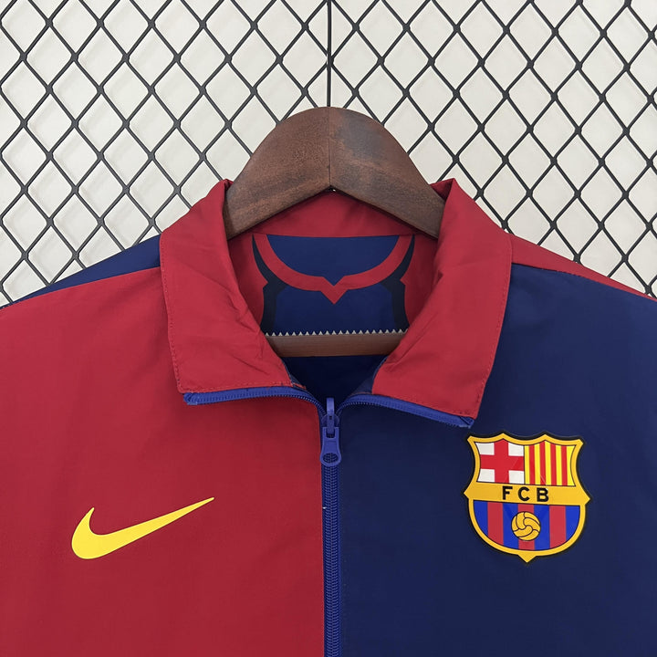 Barcelona Reversible Windbreaker Jacket - Red