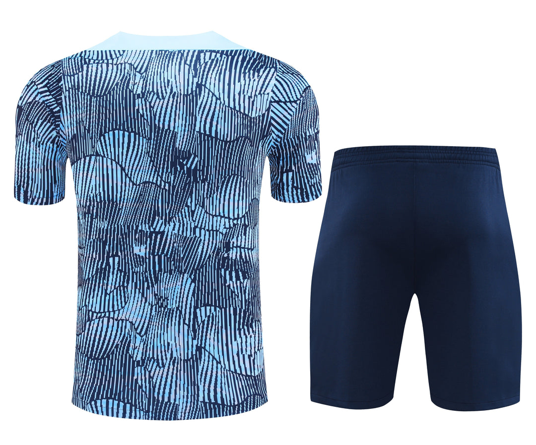PSG 2024/25 Training Kit - Light Blue/Navy Blue