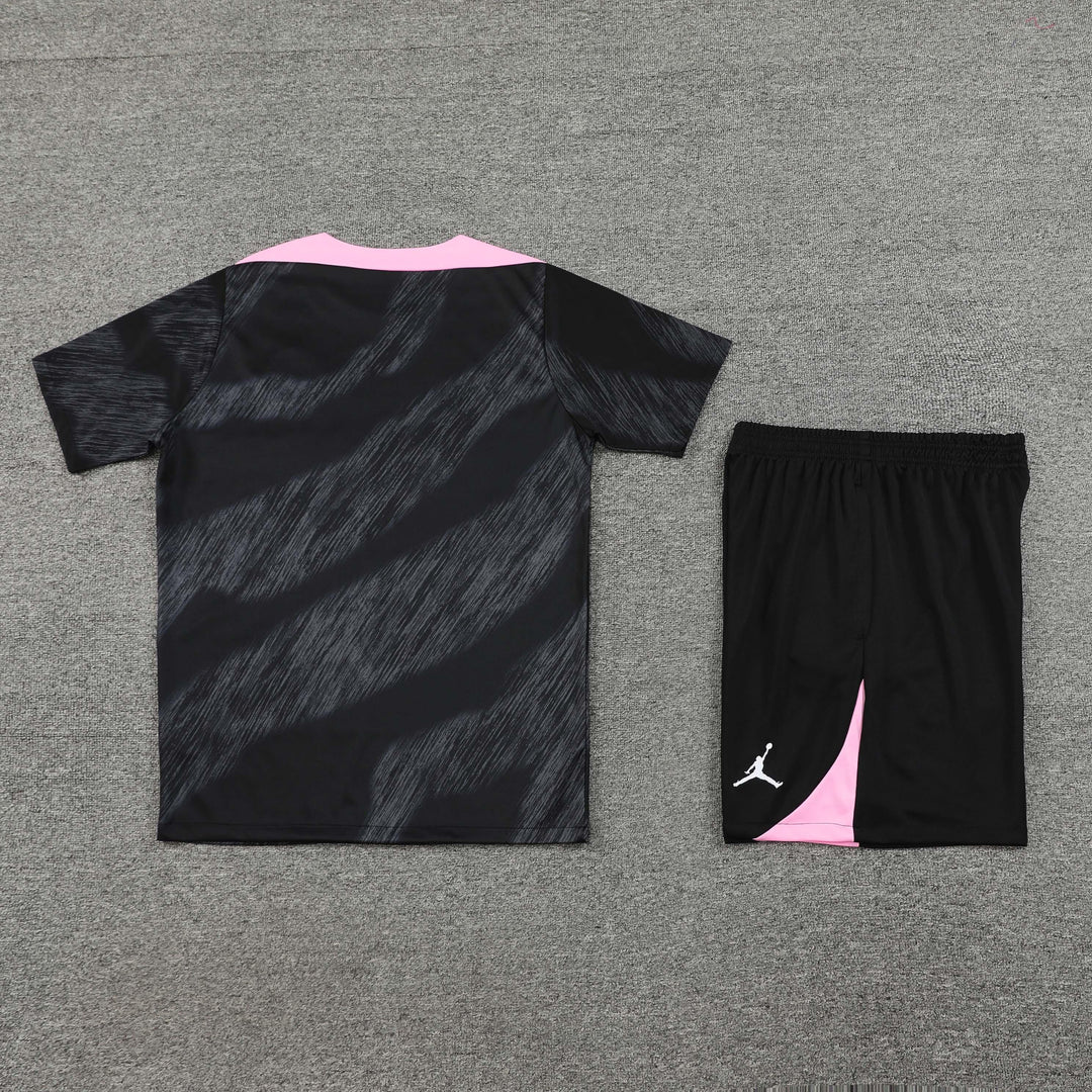 PSG 2024/25 Training Kit - Black/Light Pink