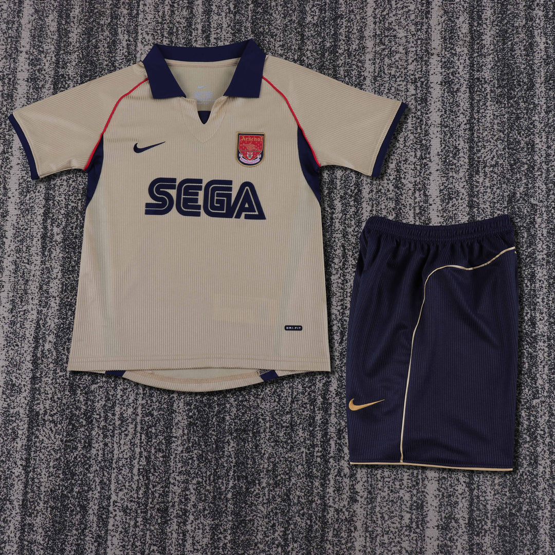 Arsenal 01/02 Children's Away Retro Set