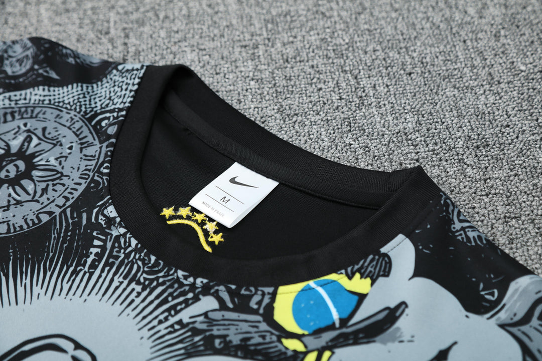 Brazil 2025/26 Training Kit - Black/Gray
