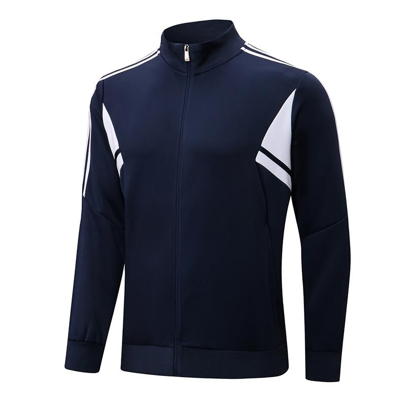 Training Jacket - Navy Blue/White