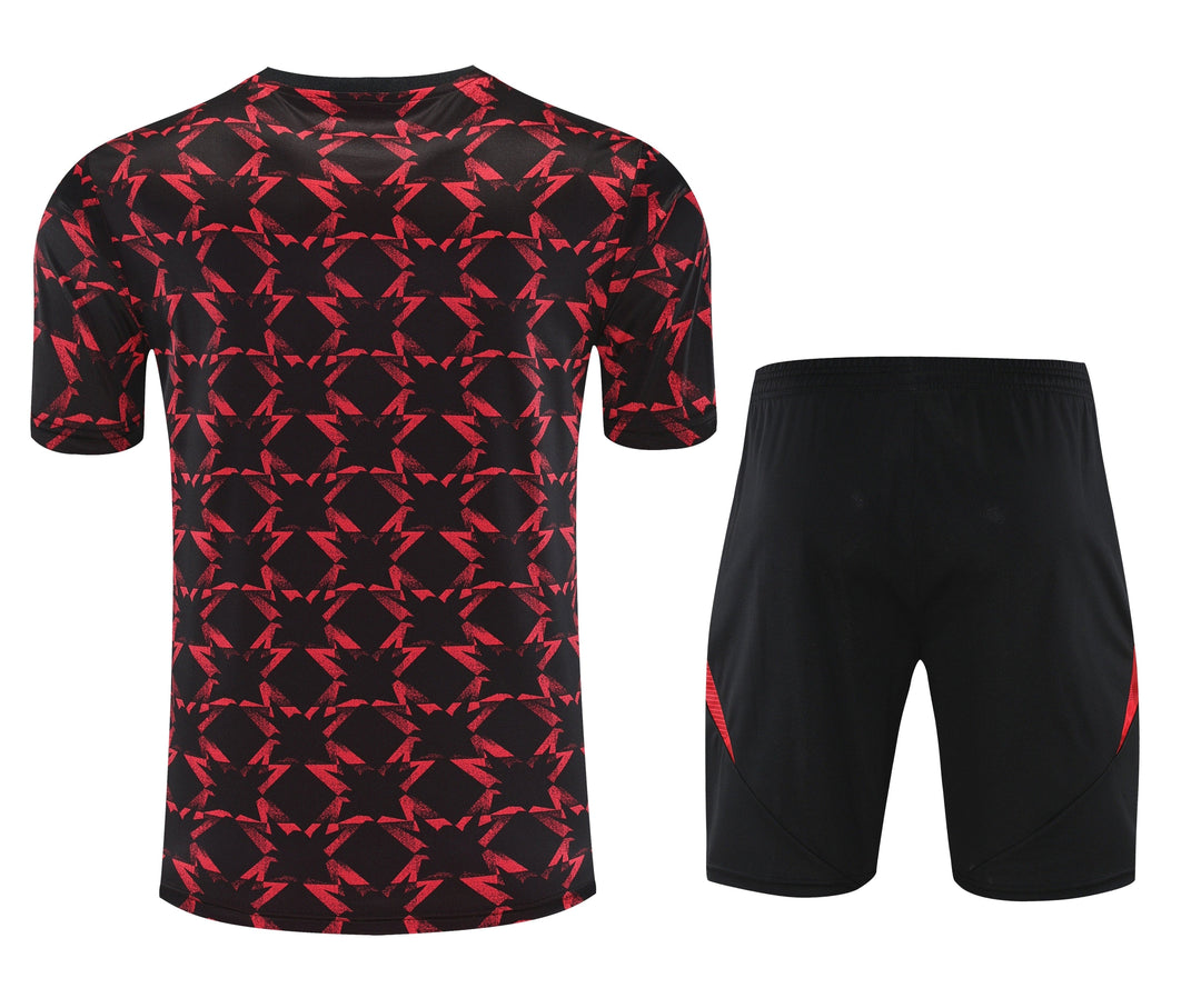 Manchester United 2025/26 Training Kit - Red/Black