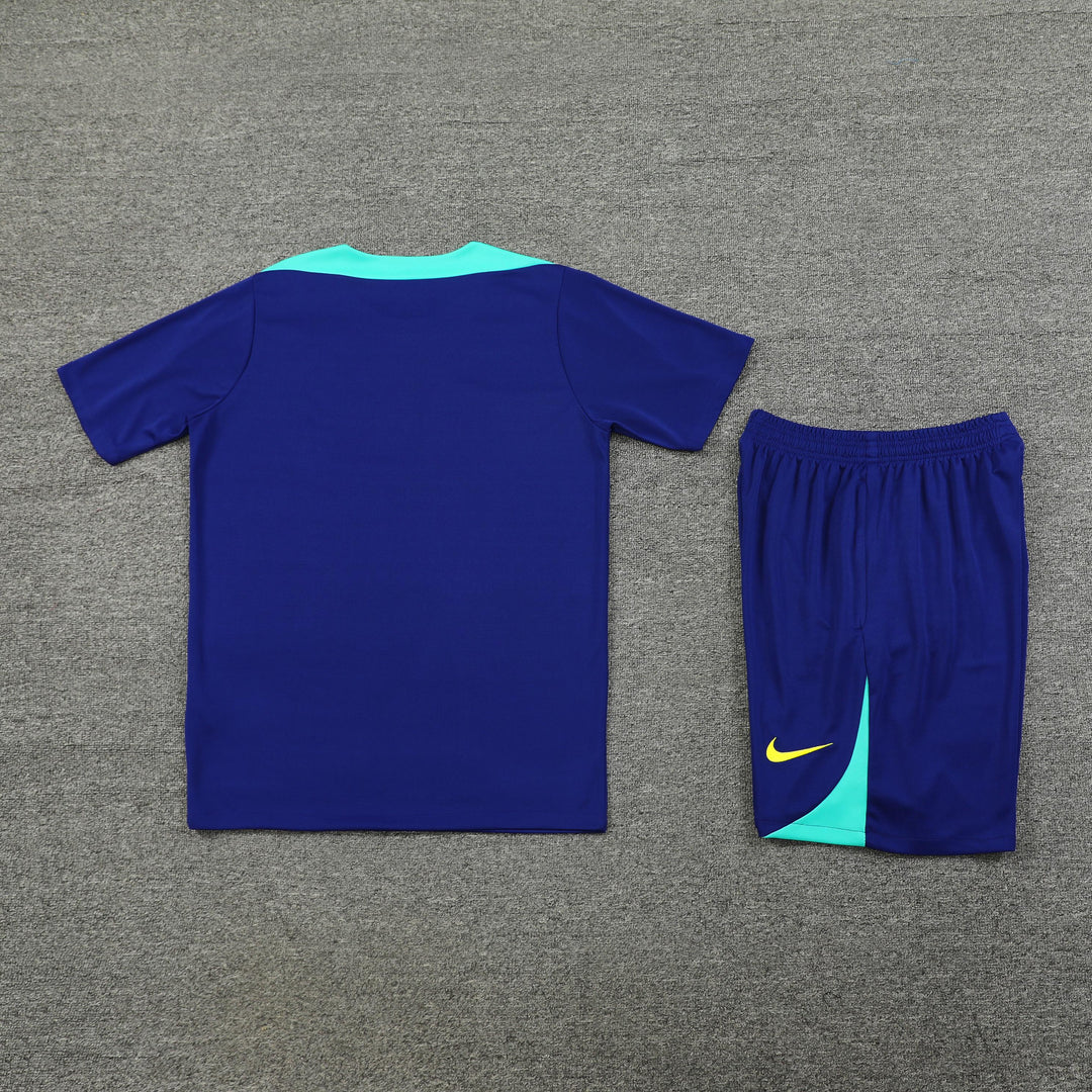 Brazil 2024/25 Training Kit - Navy Blue/Turquoise