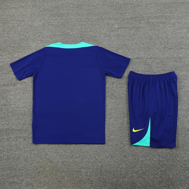 Brazil 2024/25 Training Kit - Navy Blue/Turquoise