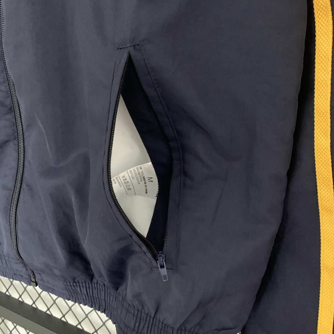 Real Madrid Reversible Windbreaker Jacket - Navy Blue II