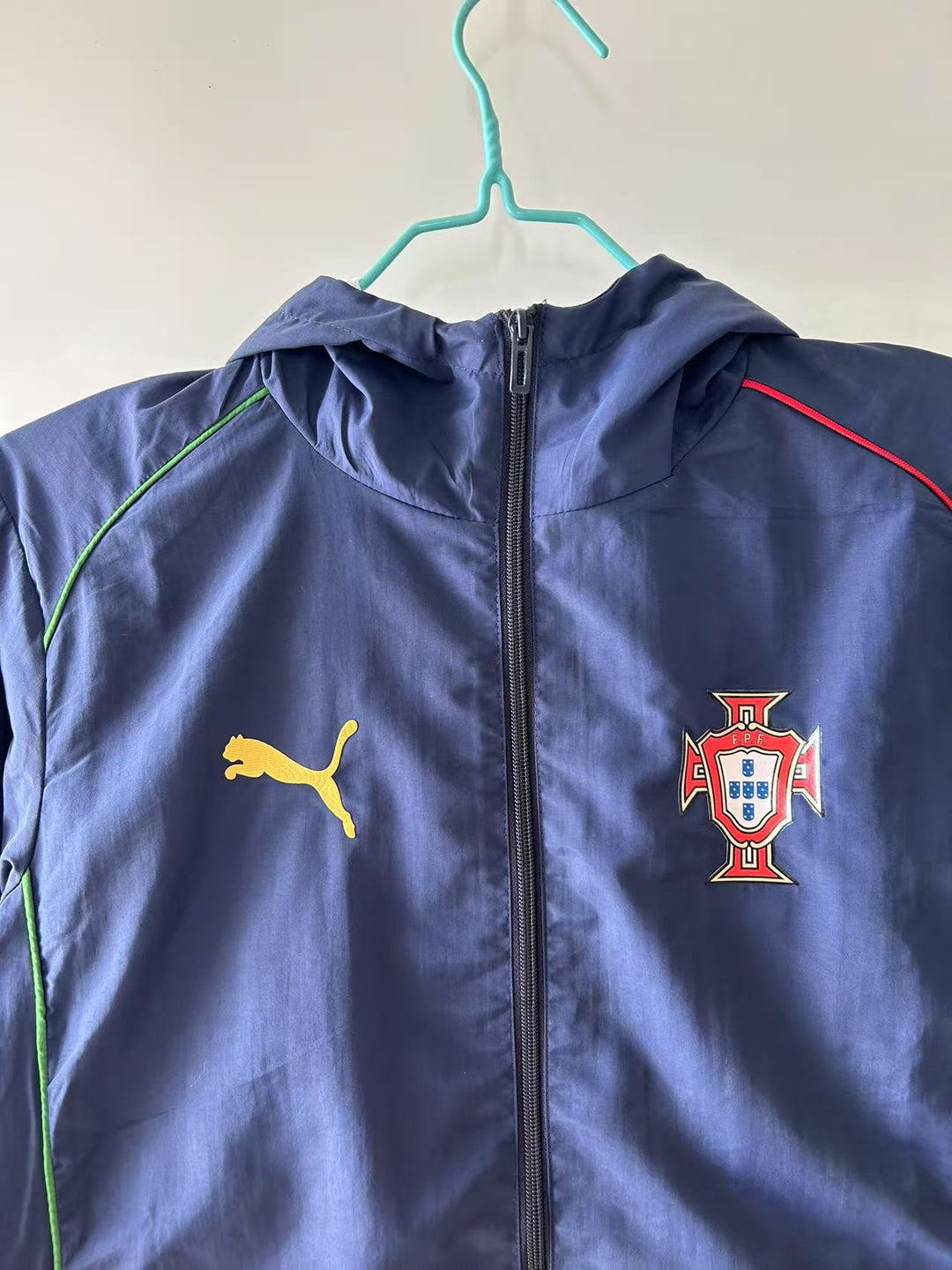 Portugal Windbreaker Jacket - Navy Blue