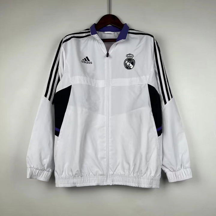 Real Madrid Windbreaker Jacket - White/Purple