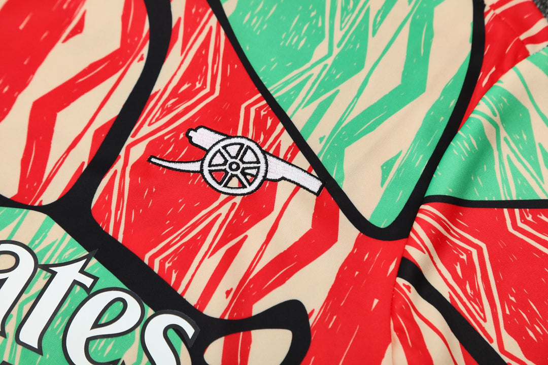 Arsenal 2025/26 Training Kit - Red/Light Green