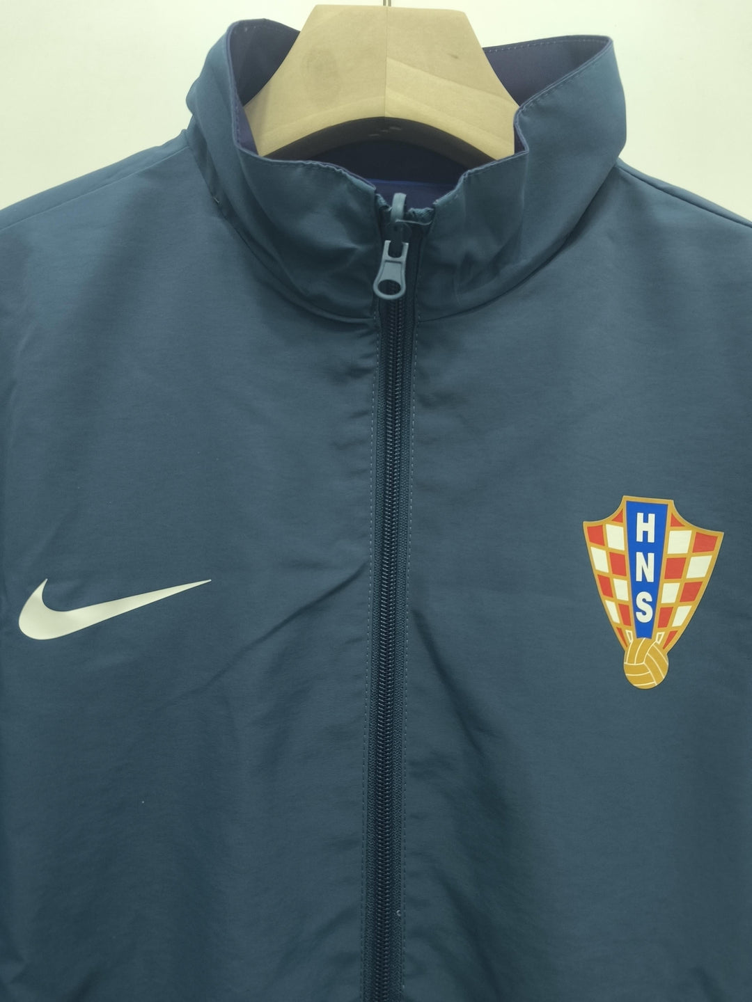 Croatia Reversible Windbreaker Jacket - Navy Blue