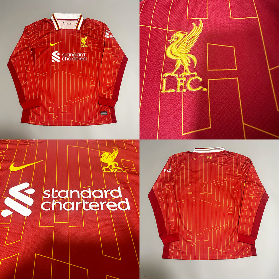 Liverpool 2024/25 Home Shirt - Long Sleeve