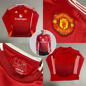 Manchester United 2024/25 Home Shirt - Long Sleeve