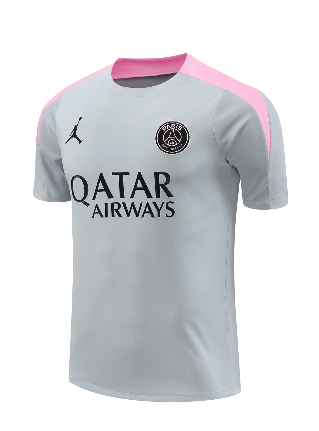 PSG 2024/25 Training Shirt - Gray/Light Pink