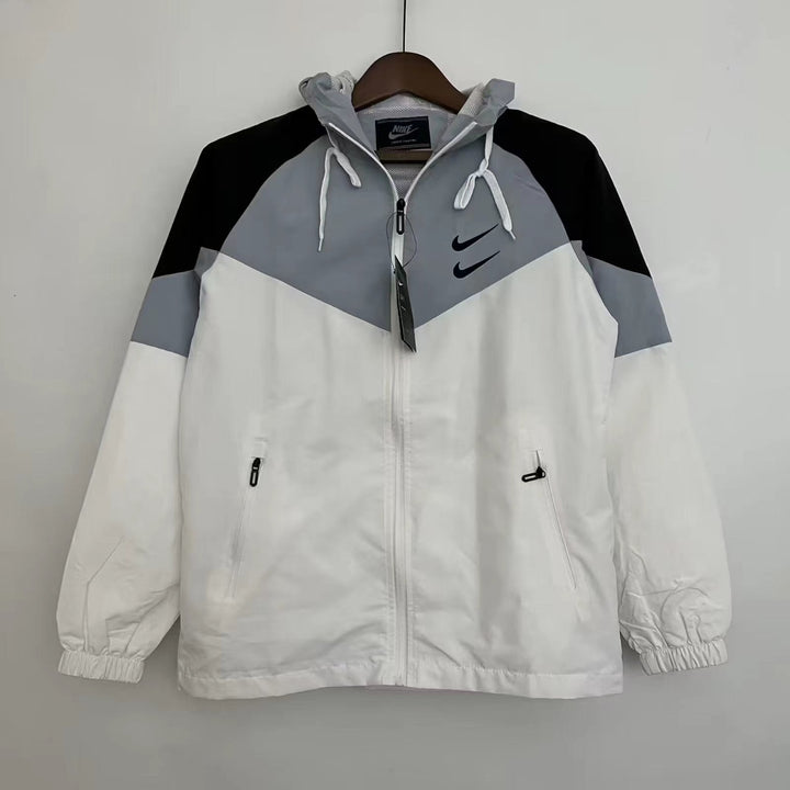 Nike Windbreaker Jacket - White/Gray