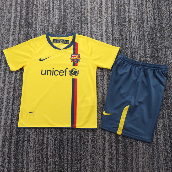Barcelona 08/09 Children's Away Retro Set