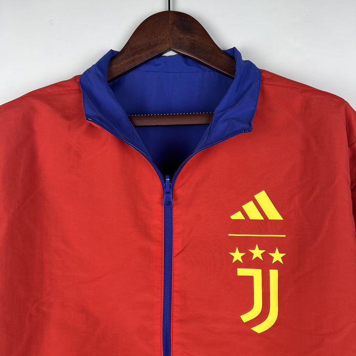 Juventus Reversible Windbreaker Jacket - Blue/Red