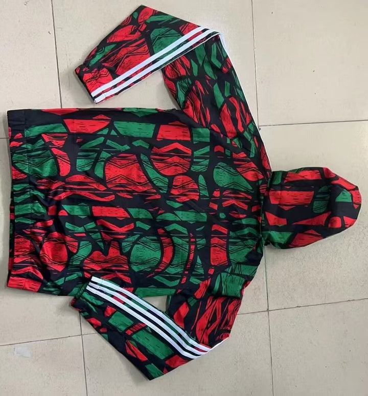 Arsenal 2024/25 Windbreaker Jacket - Red/Green