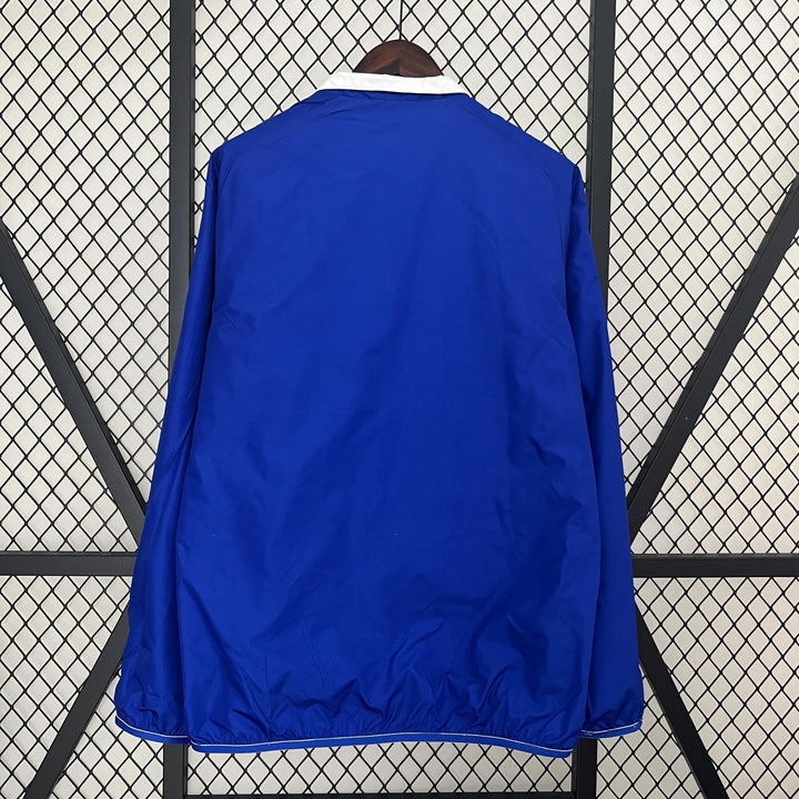 Argentina Reversible Windbreaker Jacket - Dark Blue/White