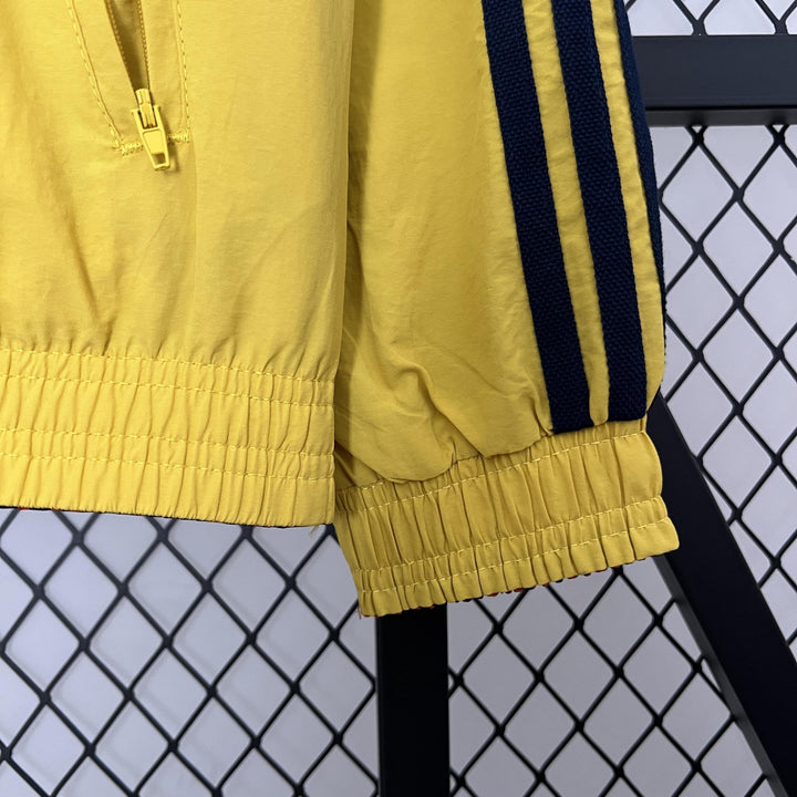 Manchester United Reversible Windbreaker Jacket - Orange/Yellow