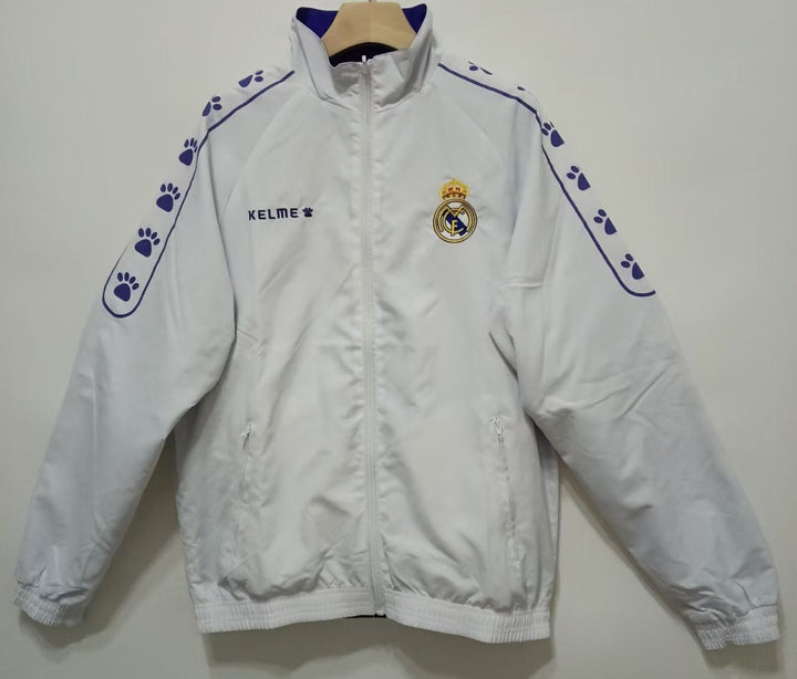 Real Madrid Reversible Windbreaker Jacket - Blue/White