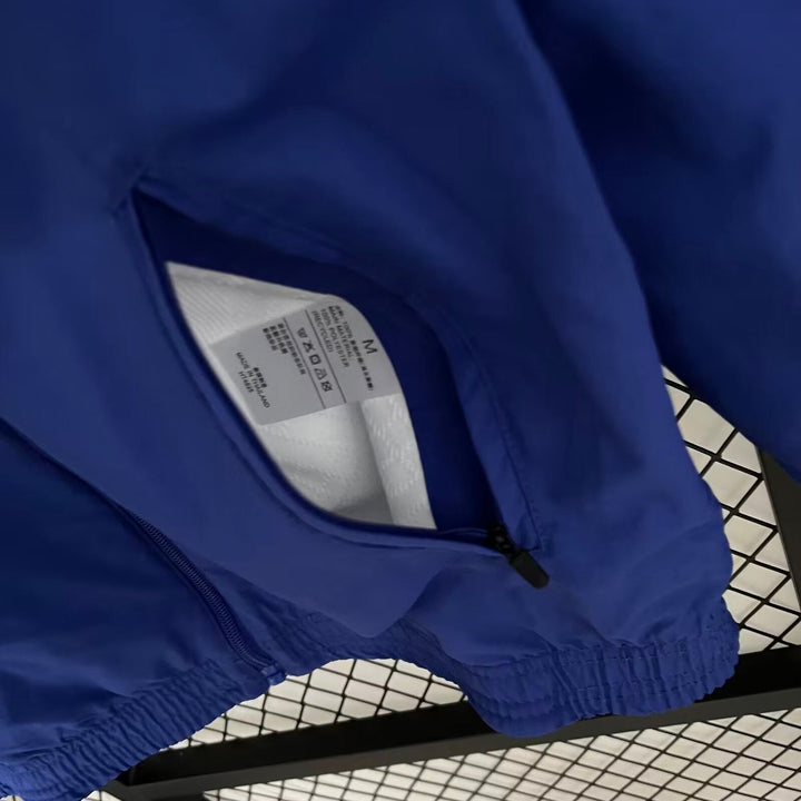 Chelsea Reversible Windbreaker Jacket - Blue/Turquoise