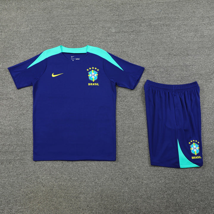 Brazil 2024/25 Training Kit - Navy Blue/Turquoise