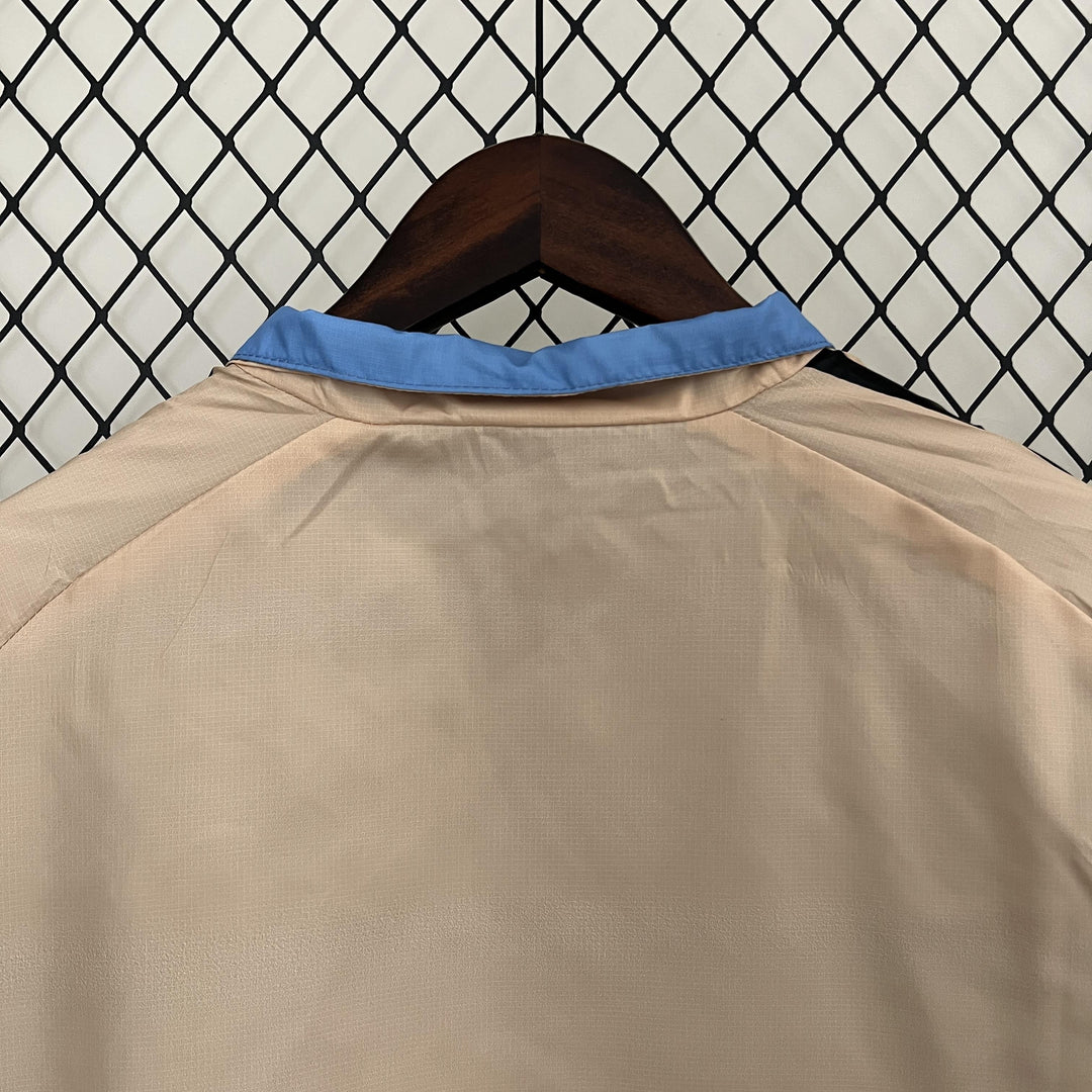 Manchester United Reversible Windbreaker Jacket - Light Blue/Beige