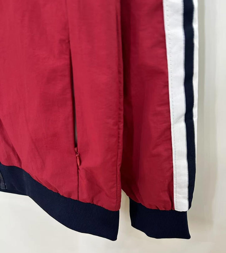 Arsenal Windbreaker Jacket - Burgundy/Black