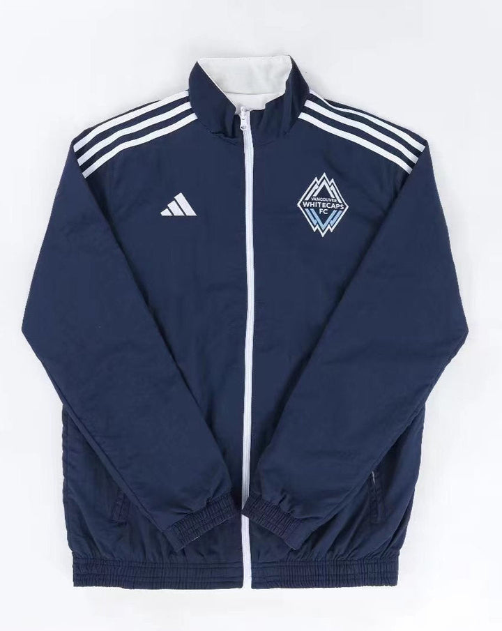 Vancouver Whitecaps Reversible Windbreaker Jacket - Navy Blue/White