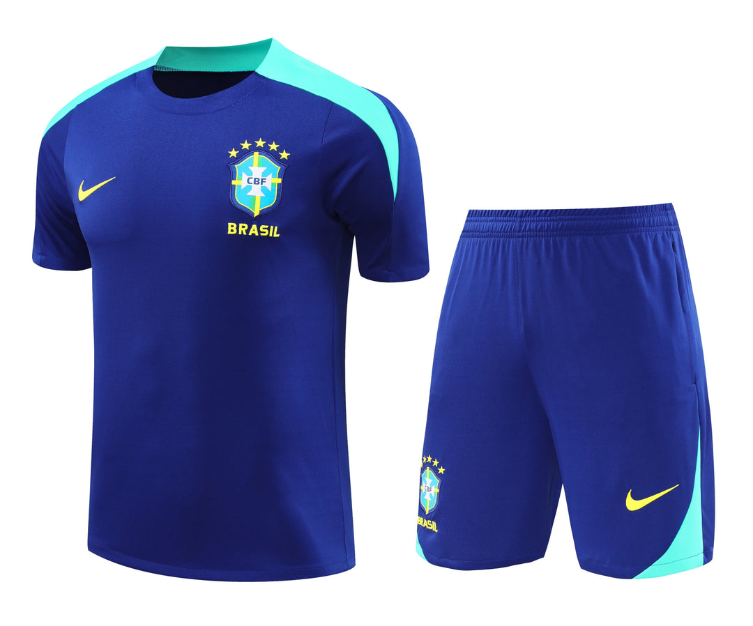 Brazil 2024/25 Training Kit - Navy Blue/Turquoise