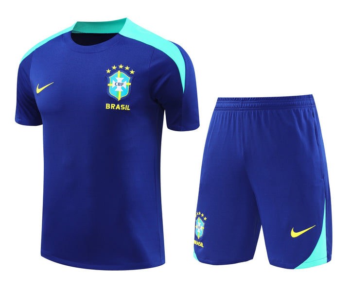 Brazil 2024/25 Training Kit - Navy Blue/Turquoise