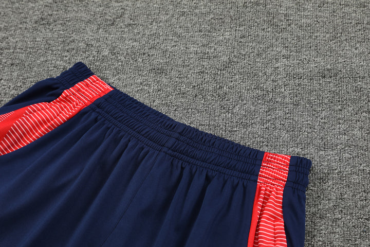 Manchester United 2024/25 Training Short - Navy Blue/Orange