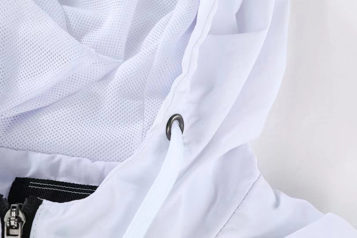 Nike Windbreaker Jacket - White/Black