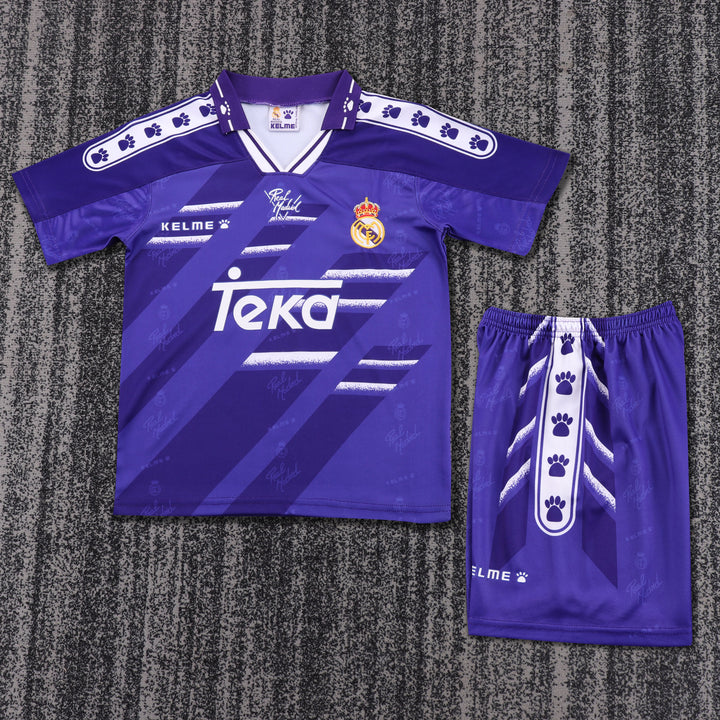 Real Madrid 94/95 Children's Away Retro Set