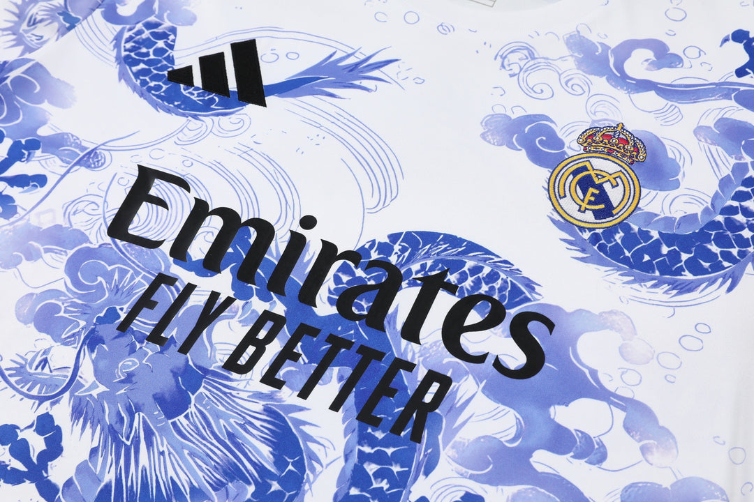 Real Madrid 2025/26 Training Shirt - White/Blue II