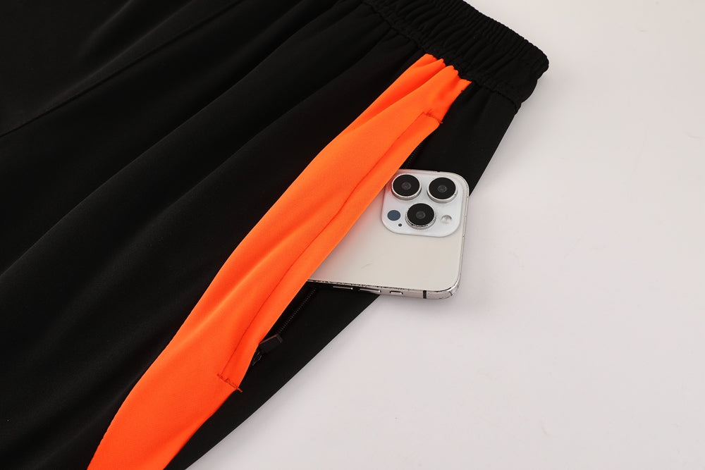 Adidas Training Pants - Black/Orange