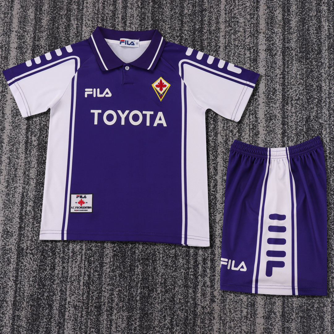 Fiorentina 99/00 Children's Home Retro Set