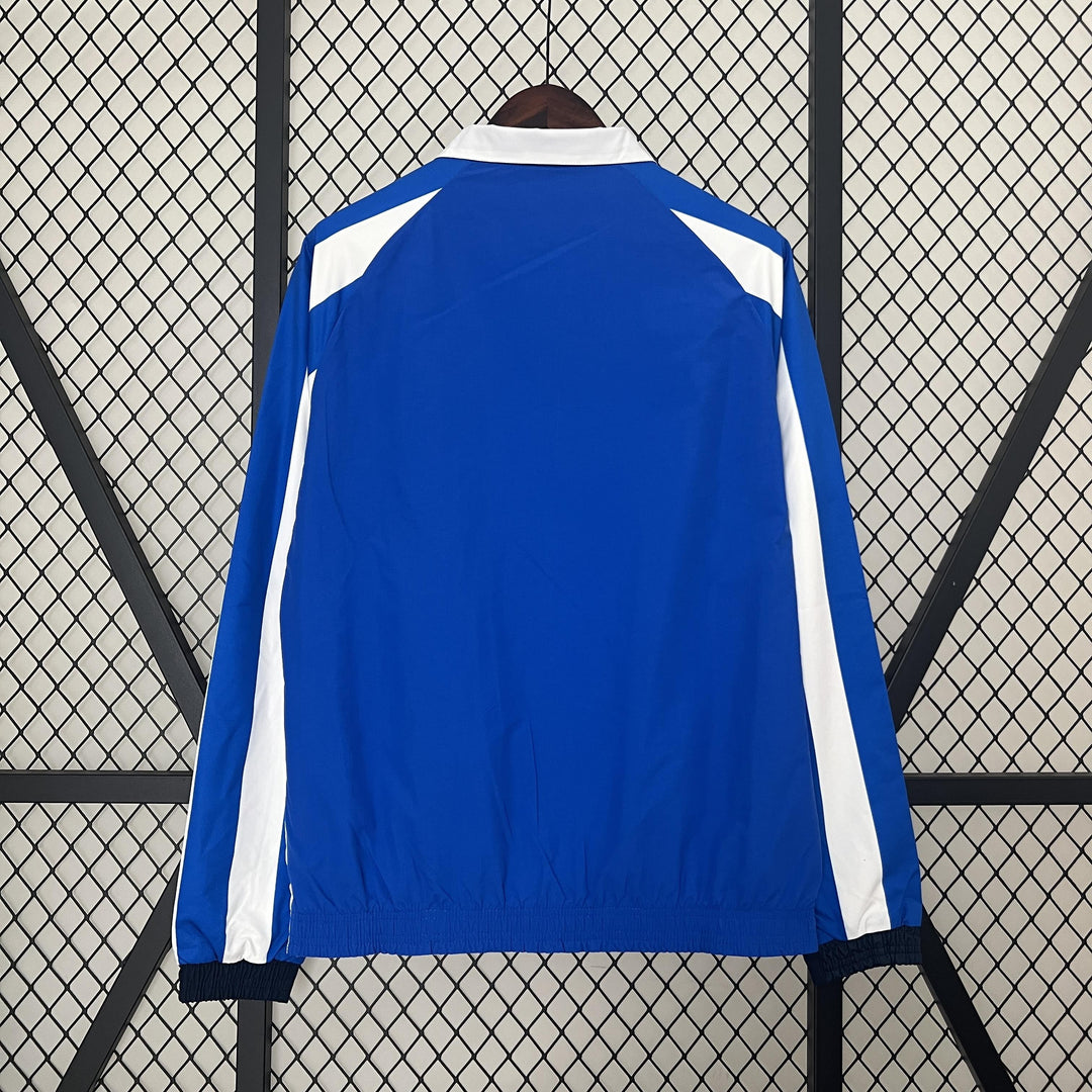 Porto Reversible Windbreaker Jacket - White/Blue