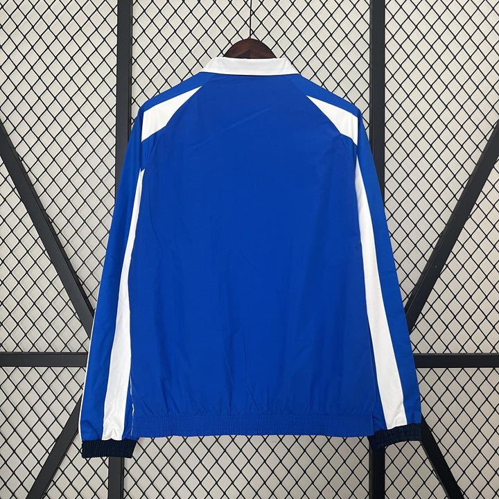 Porto Reversible Windbreaker Jacket - White/Blue
