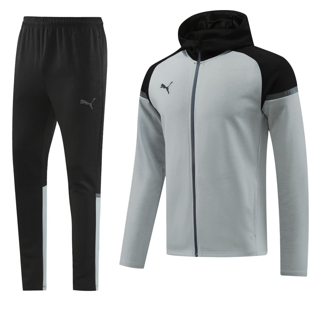 Puma Tech Fleece Set – Light Grey/ Black