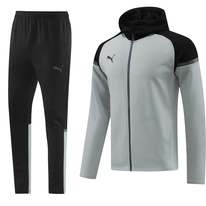 Puma Tech Fleece Set – Light Grey/ Black
