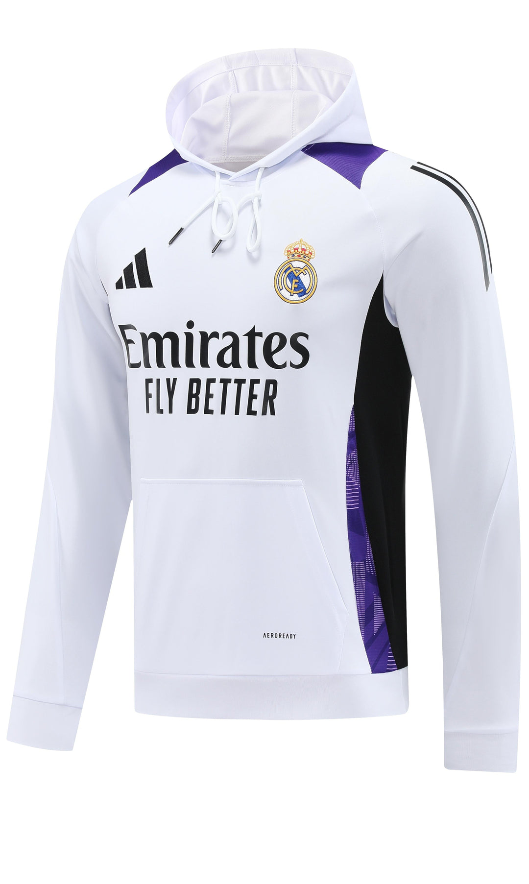 Real Madrid 2024/25 Jacket Cap - White/Purple